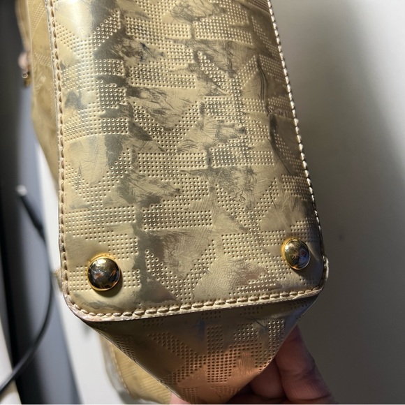 Michael Kors Metallic Gold Tote - Picture 9 of 13